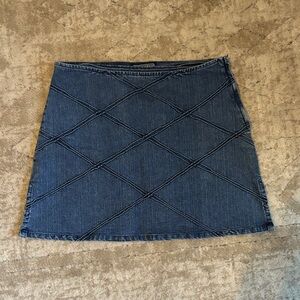 GASOLINE GLAMOUR Dark Blue Mini Skirt
